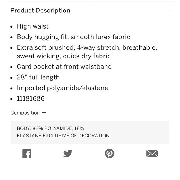 NWT VS PINK Buttery Leggings Ensign - Picture 4 of 5